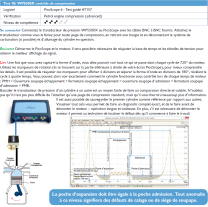 Réaliser un test de compression actuelle du moteur - Test guidé AT157