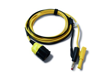 TA407 - 3m cordon de test premium : PicoBNC+ à 4 mm - Jaune
