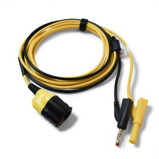 TA478 - 5 m cordon de test premium : PicoBNC+ à 4 mm - Jaune