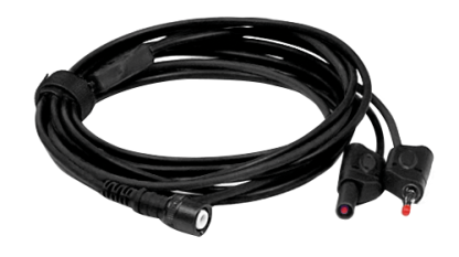 Cordon d'essai Premium 3m - noir : BNC à 4mm - TA472