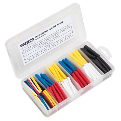 Assortiment de gaines thermorétractables 190pc 50mm - Couleurs mélangées - HST50MC