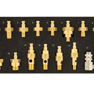 Set de 15 adaptateurs pour pression d'huile moteur et turbo - HU35033