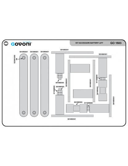 Accessoires pour l'élévateur de batterie VE - GO1503 – Image 3